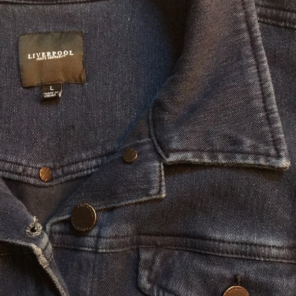 Liverpool Cropped Denim Jacket Kolten 